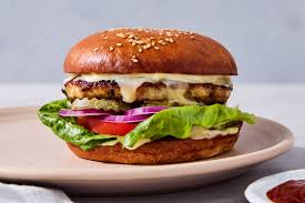 Yummy Red Chilli Chicken Burger