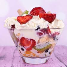 Red Chilli Fruit Salad with Ice Cream